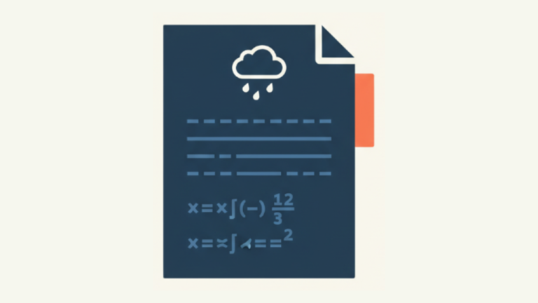 Hydrology Formula Sheet